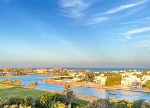 Закат в Эль-Гуна на Авто